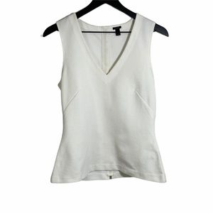 J. Crew | White Sleeveless Top